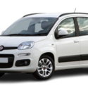 Fiat Panda White Side View