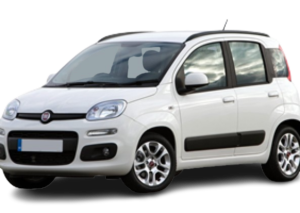 Fiat Panda White Side View