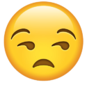 Unamused Face Emoji Png